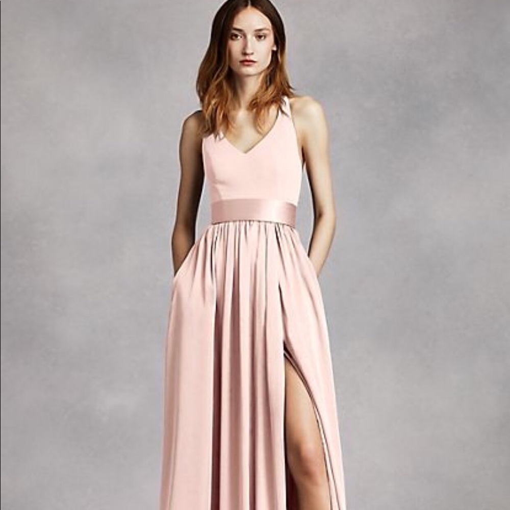 Vera Wang David’s bridal unaltered dress blush